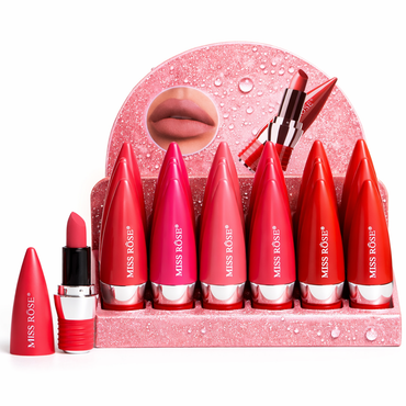 💄 Miss Rose Light Bulb Lipstick – 24 PCS Display Pack