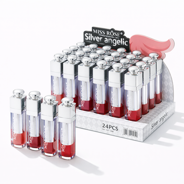 Miss Rose Silver Angelic Liquid Lipstick – 24 PCS Display Box