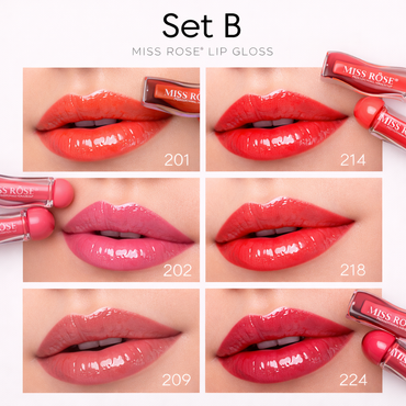 Miss Rose Light Bulb Liquid Lipstick β Set B
