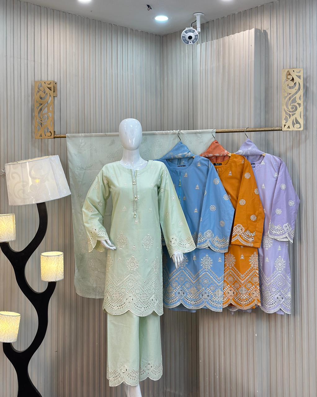 A traditional women’s kurta set, commonly worn in South Asian fashion