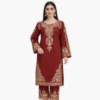 Traditional women’s kurta set (kurta + straight pants•