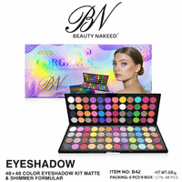 BN Beauty Naked® Gorgeous 96-Color Eyeshadow Kit (48+48 Matte & Shimmer)