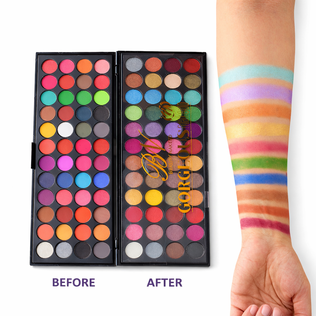BN Beauty Naked® Gorgeous 96-Color Eyeshadow Palette (48 Matte + 48 Shimmer)